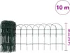 A roll of green wire garden border fencing is shown unrolled to display its shape and dimensions. Náhled obrázku produktu