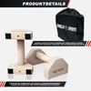GORILLA SPORTS® Liegestützgriffe - Holz, Stahl, bis 300kg, Produktbild-Vorschau 2