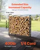 Metalowy stojak na drewno opałowe VEVOR, 122x32x118 cm, Podgląd zdjęcia produktu 3