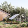 PawHut Enclos poulailler chenil volière extérieur 24 m² - Voir les images du produit 2