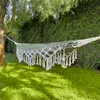 Amaca da giardino boho, macramè brasiliano, due persone, Anteprima dell’immagine prodotto 4