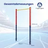 COSTWAY, gymnastická hrazda, jednotlivá hrazda, výškově Náhled obrázku produktu 3