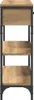 vidaXL Table console Chêne Artisan 72,5 x 25 x 75 cm Bois Voir les images du produit 7
