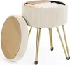 SONGMICS Sitzhocker, Hocker mit Stauraum, Samt Produktbild-Vorschau 5