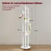 Garderobenständer, Kleiderständer mit 11 Haken und 3 Produktbild-Vorschau 9
