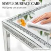 Vrygle Table Basse en Verre 120 × 60 × 45 cm Table de Salon Voir les images du produit 4