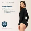 Merry Style Damen Langarm Body BD900(Schwarz, M) Produktbild-Vorschau 2