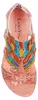 Laura Vita Damen Sandale Hochfront Pfau Cut-Outs Feclicieo Produktbild-Vorschau 3