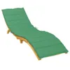 vidaXL Sonnenliegen-Auflage Grün 200x60x3 cm Oxford-Gewebe Produktbild-Vorschau 3