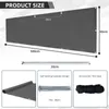 CCLIFE Balkon Sichtschutz Wetterfest Blickdicht 90x500cm Produktbild-Vorschau 2