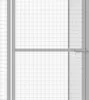 vidaXL Klec pro kočky 3x1,5x1,5 m Pozinkovaná ocel Náhled obrázku produktu 3