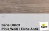 Bürotisch Schreibtisch DURO 140 cm Dekor Pinie weiß antik von Forte Produktbild-Vorschau