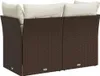 VidaXL 366217, 2 siedz., Kremowy, 110 kg, 1240 mm, 620 mm, Podgląd zdjęcia produktu 6