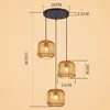 ZMH Pendellamp Boho, hanglamp van riet, verstelbare hoogte, Productafbeelding-voorbeeld 4