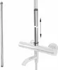 A chrome extension piece for a shower fixture is shown against a white background. Produktbild-Vorschau