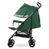 A green and black stroller is shown against a white background. Produktbild-Vorschau