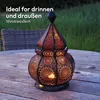 GADGY® Orientalische Lampe Metall - Marokkanisches Produktbild-Vorschau 6
