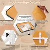 A collage of images highlighting the features of a product, likely a table or stand. Anteprima dell’immagine prodotto