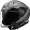 Jet Helm LS2 OF603 INFINITY II Veyron Glänzend Hellgrau Produktbild-Vorschau 2