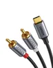 Ugreen audio kábel USB typ C na 2RCA 1,5 m sivý (model: Náhľad obrázku produktu 12