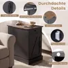 Stolik boczny COSTWAY, stolik nocny ze stacją ładującą, Podgląd zdjęcia produktu 6