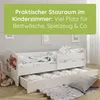 Lit d'enfant 80x160 cm avec matelas et tiroir, protection Voir les images du produit 11