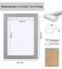 5er Pack Holz Bilderrahmen Foto Plexi Rahmen Acryl Collage Produktbild-Vorschau 2