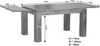 MASSIVMOEBEL24 | Table à manger extensible 220x90 Voir les images du produit 6