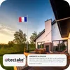 Mât de drapeau en aluminium à hauteur réglable - France Voir les images du produit 5