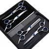 Professionelles Hundefriseur-Set mit Scheren, gebogener Produktbild-Vorschau 1