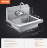 Kommerzielles Handwaschbecken mit Wasserhahn, Produktbild-Vorschau 7