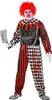 Halloween Kostüm "Killerclown" für Herren - Schwarz Rot | Produktbild-Vorschau 2