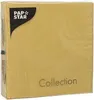 Servietten, 3-lagig 1/4-Falz 25 cm x 25 cm gold Produktbild-Vorschau 2