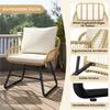 Yaheetech 3er Gartenmöbel Set aus Poly-Rattan mit 1 Produktbild-Vorschau 5