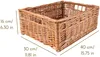 Creative Home Malý Proutěný úložný Koš | 40 x 30 x 15 cm Náhled obrázku produktu 6
