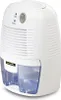 A white electric dehumidifier with a blue water collection tank is shown against a white background. Náhled obrázku produktu