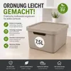 Plastard Aufbewahrungsbox mit Deckel 4er-Set 7,5 Liter in Produktbild-Vorschau 2