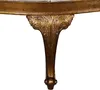 Casa Padrino Luxus Barock Rundsofa Weiß / Antik Gold - Produktbild-Vorschau 4