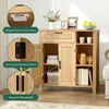 COSTWAY Sideboard Holz, Buffetschrank mit Produktbild-Vorschau 7