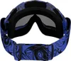 Motocross Brille Motorradbrille Googles Schutzbrille Blau Produktbild-Vorschau 2