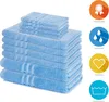 Lavea® Elena 10-teiliges Handtuch Set - 100% Baumwolle, 4x Produktbild-Vorschau 3