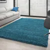 TapisTrend Zotteliger Teppich Türkis 120x170 cm Produktbild-Vorschau 1