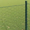 vidaXL Lasdraad omheining, 0,4 x 25 meter, PVC, groen Productafbeelding-voorbeeld 4