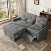 Merax 3-Sitzer Schlafsofa ausziehbar, 3-in-1 Sofabett aus Produktbild-Vorschau 5