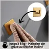 DEKAZIA® Sada 4 ks samolepicích háčků, zlaté – háčky na Náhled obrázku produktu 6