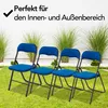 Infinity Goods Klappstühle – 4er-Set – Klappstühle – Samt – Produktbild-Vorschau 5