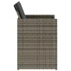 The Living Store Gartenstühle mit Kissen 4 Stk. Grau Poly Produktbild-Vorschau 7