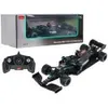 A remote-controlled Mercedes-AMG F1 W11 EQ Performance model car with its controller and packaging. Produktbild-Vorschau
