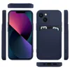 Multiple views of a blue iPhone 14 case with a card slot. Produktbild-Vorschau