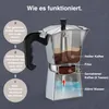VonShef 9 Tassen Espressokocher für den Herd, 450 ml Mokka Produktbild-Vorschau 3